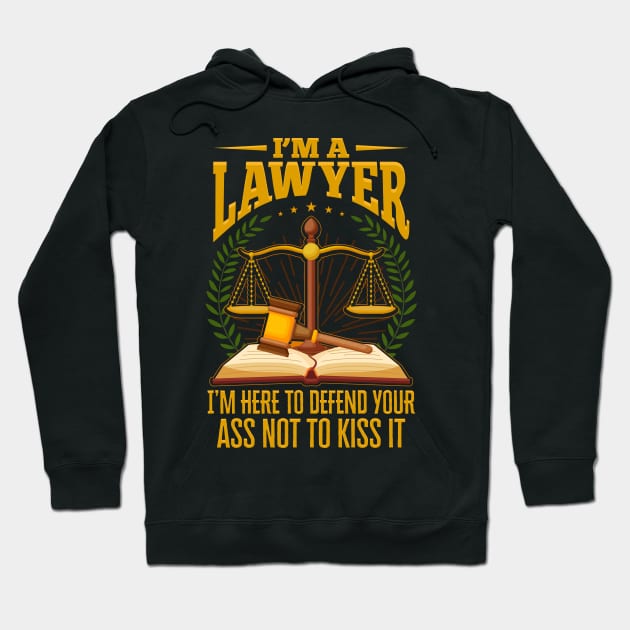 Im a Lawyer Funny Quote Gift Hoodie by aneisha